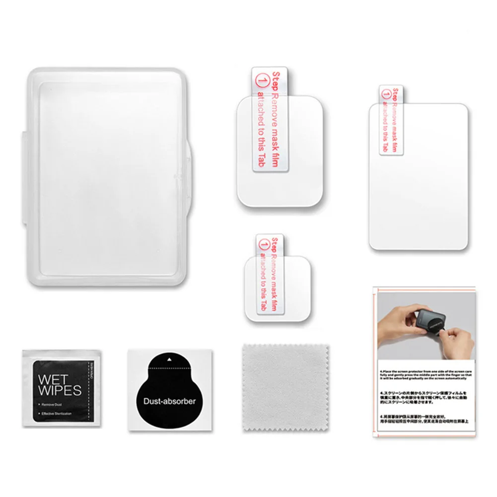 Screen Protector Ultra Clear Tempered Glass Screen Protector+Lens Protector+Front LCD Display Film  for Go Pro Hero 13