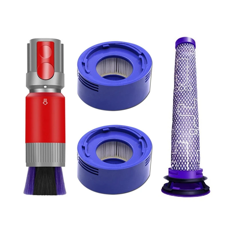 

Щетка для пылесоса Dyson V7 V8, щетка для удаления пыли без следов, ультраузкая, с всасывающей головкой, с передним фильтром, с задней крышкой