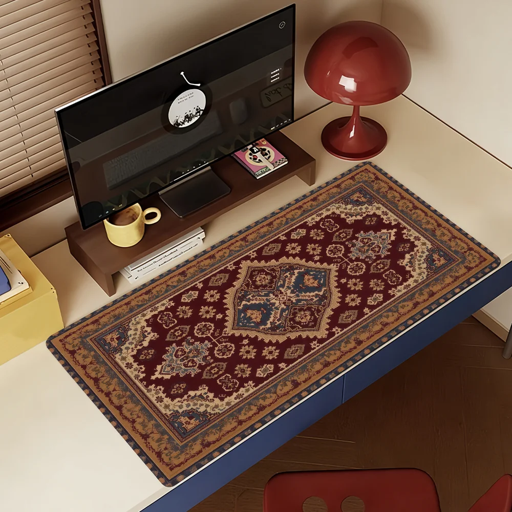 

Persian carpet Mouse Pad For Office Gaming And Keyboards Non-Slip Large Waterproof