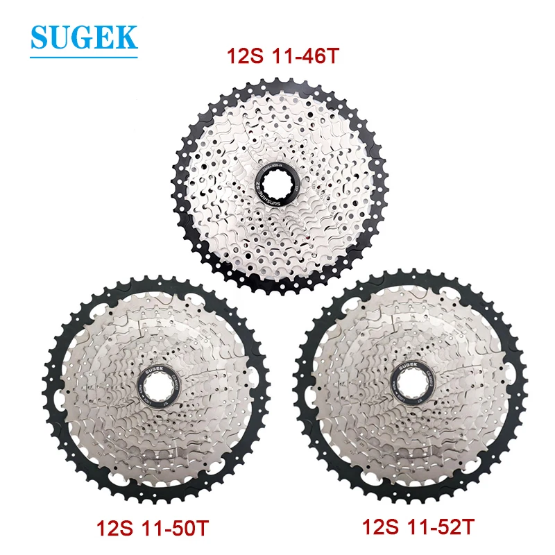 Deore M6100 1x12 Speed Groupset Bike Derailleur Shift XT Crankset 12S Silver Chain SUNSHINE 46/50/52T Cassette for SHIMAN 0 HG