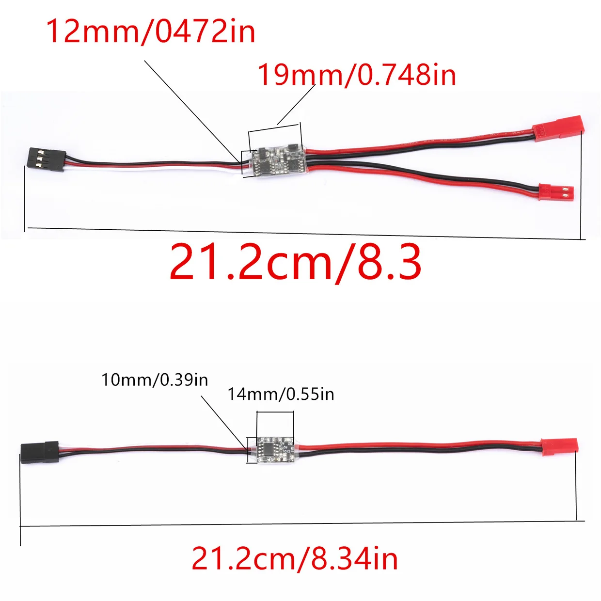 2-20A Hochstrom-Fernbedienung, elektronischer Schalter, 3–30 V, Luftmodell, Pflanzenschutz, RC-Drohne, Wasserpumpe, PWM-Signalsteuerung – Detail 6