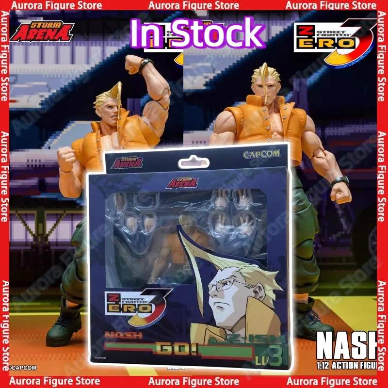 

In Stock Storm Toys Storm Arena 1/12 Street Fighter Zero3 Nash SFSA05 Anime Action Figures Toys Models PVC Gift Collector