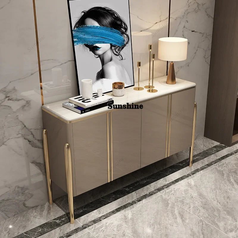 

Современный ресторан, буфет из нержавеющей стали, сервант, кухонный консольный столик FT