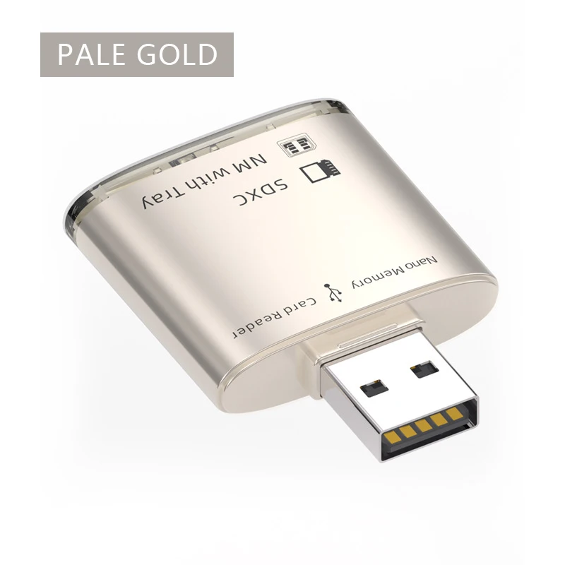 Lettore Di Schede USB 2.0 6-in-1 Universale – Supporto SD, TF, CF, XD, M2, Mini SD
