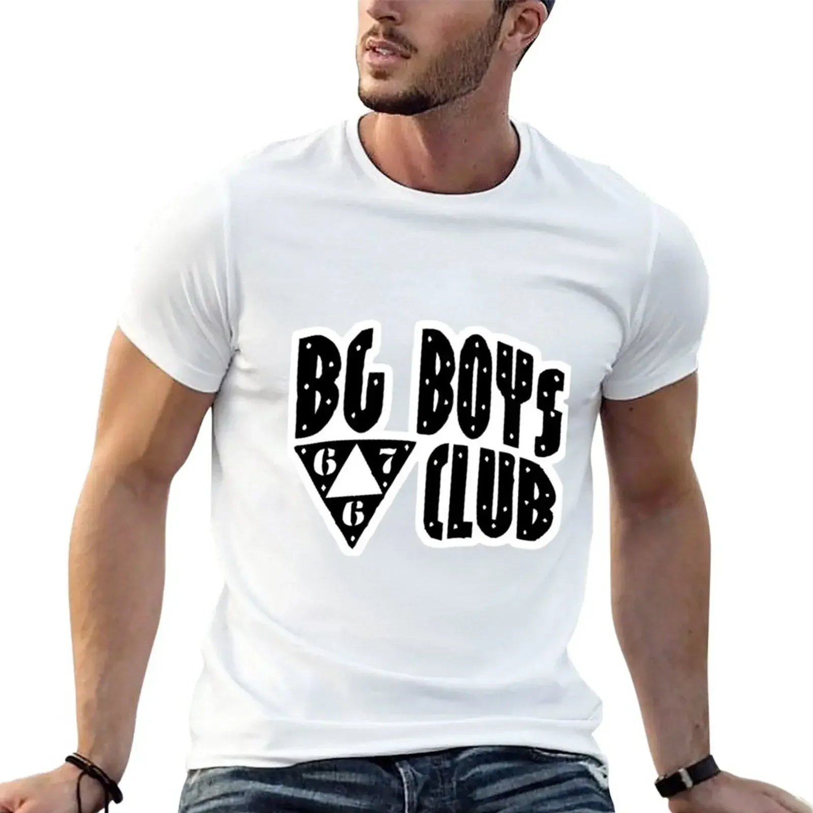 667 BG boys club T-Shirt tees oversized t shirt vintage t shirt big and tall t shirts for men new arrival round neck heavyweight