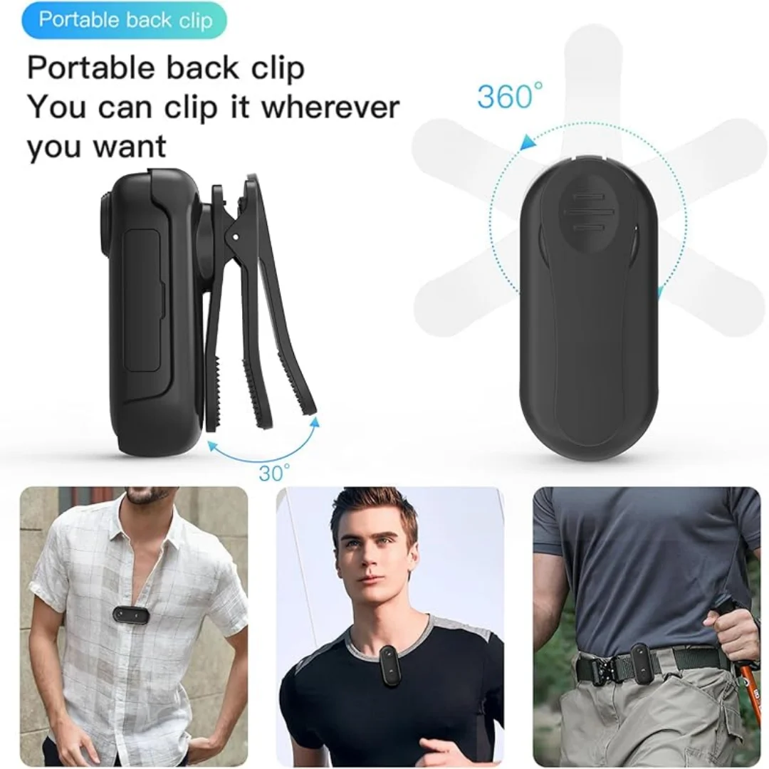 Mini 4K Pocket Magnetic POV Vlog Cam Portable Body Chest Recorder Wireless WiFi Waterproof Action Camera Helmet Bicycle Sports image 5