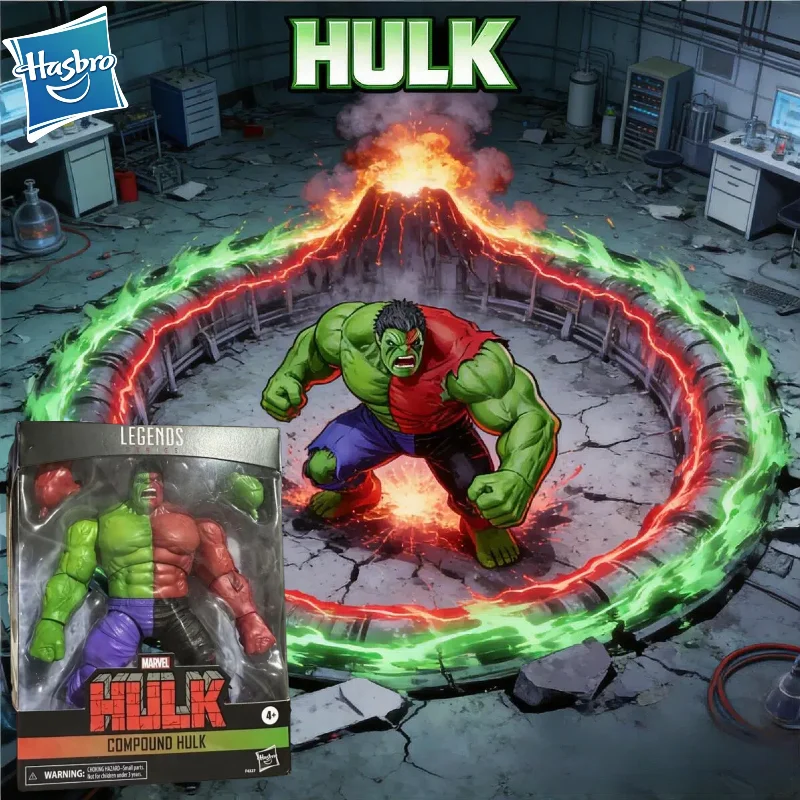 

В НАЛИЧИИ: Фигурка Hasbro Marvel Legends Series Compound Hulk (красный и зеленый), 6-дюймовая коллекционная модель.