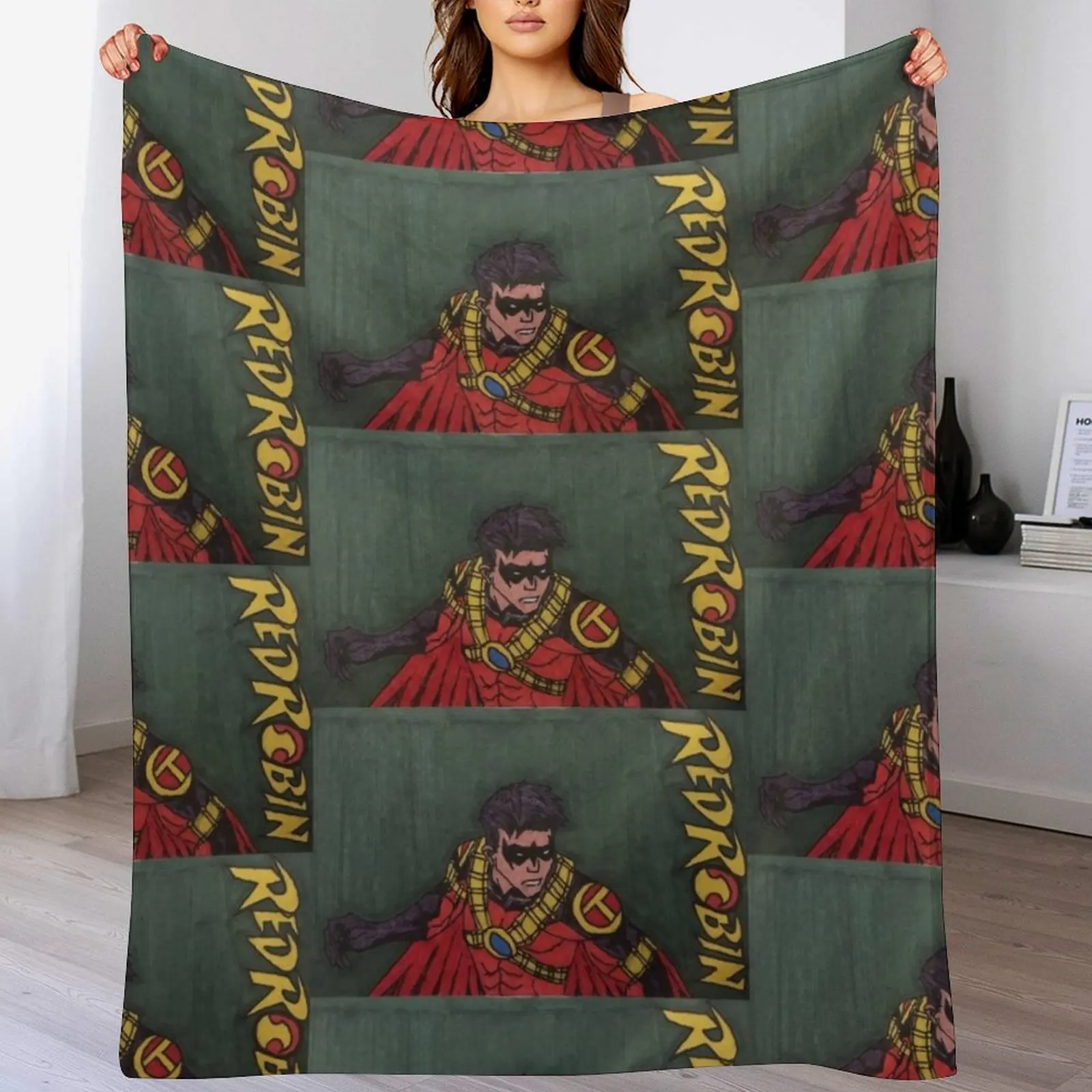 

tim drake Throw Blanket Hair christmas gifts Decorative Throw Loose Blankets