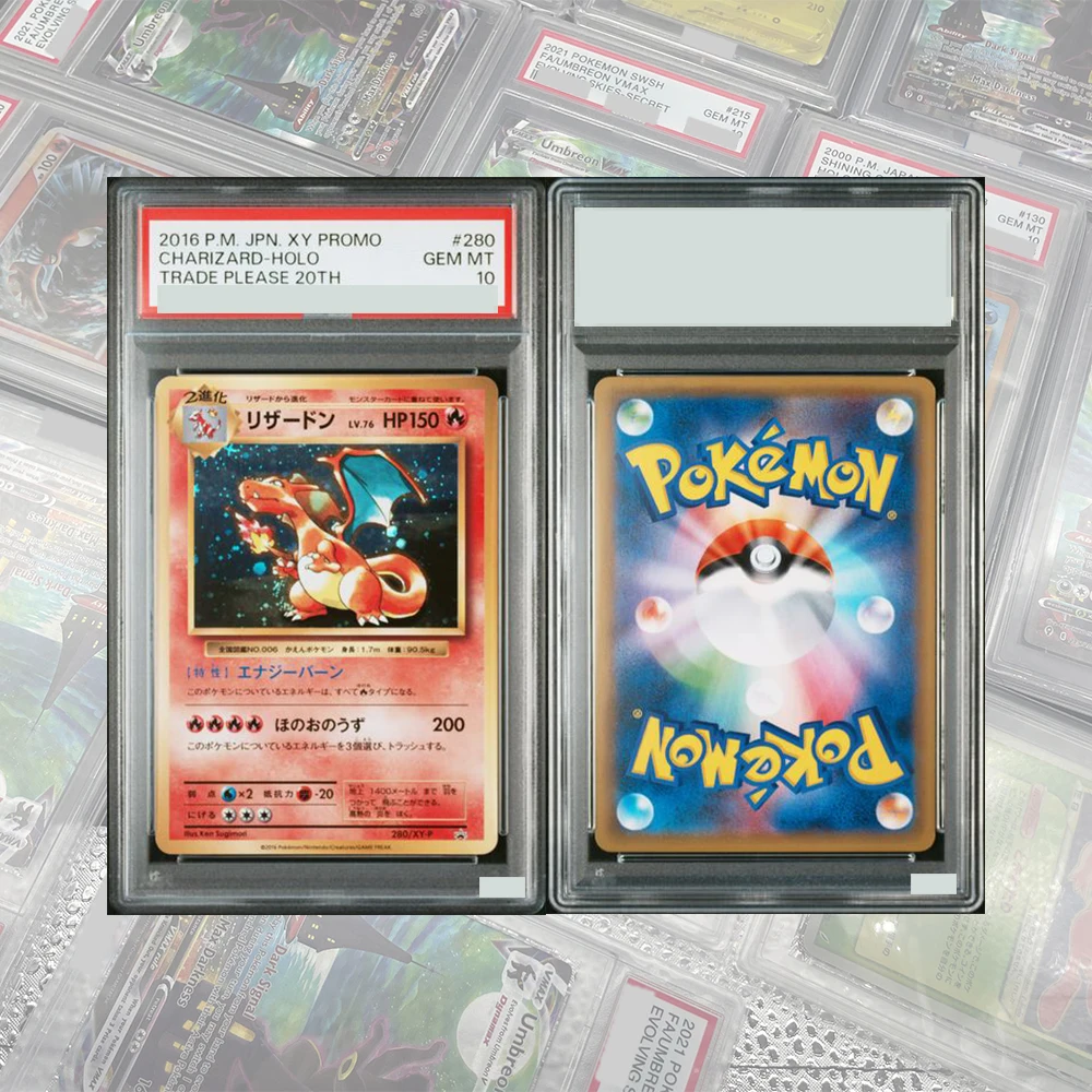 20° ANNIV-1ST ED. SERIE FAI DA TE PROSSY PTCG GRADED CARD COLLEZIONE MEW-HOLO CHARIZARD-HOLO MEWTWO-HOLO CARD GEM MT10 REGALO PER BAMBINI