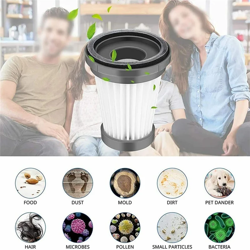Filtro N95RHEPA para MOOSOO K12 K12 Pro K13 para Genius Invictus One 1,0 X7 2,0 aspiradora de mano reemplazo inalámbrico
