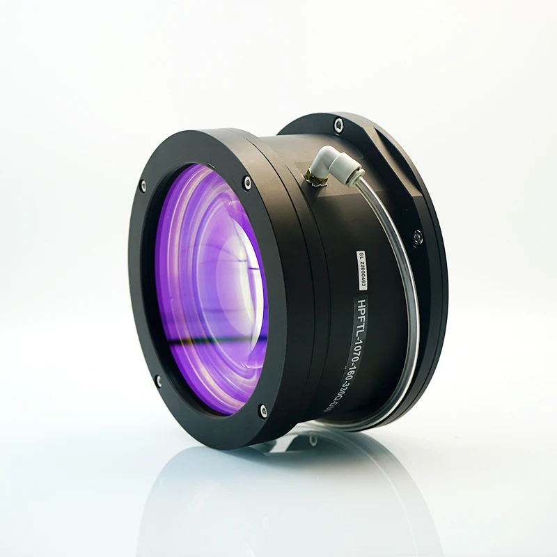 Сварочный сканирующий объектив F-theta высокой мощности 2 кВт HPFTL-1070-160-330Q-D30 для сварки аккумуляторов Сварочный сканирующий объектив F-theta высокой мощности 2 кВт HPFTL-1070-160-330Q-D30 для сварки аккумуляторов