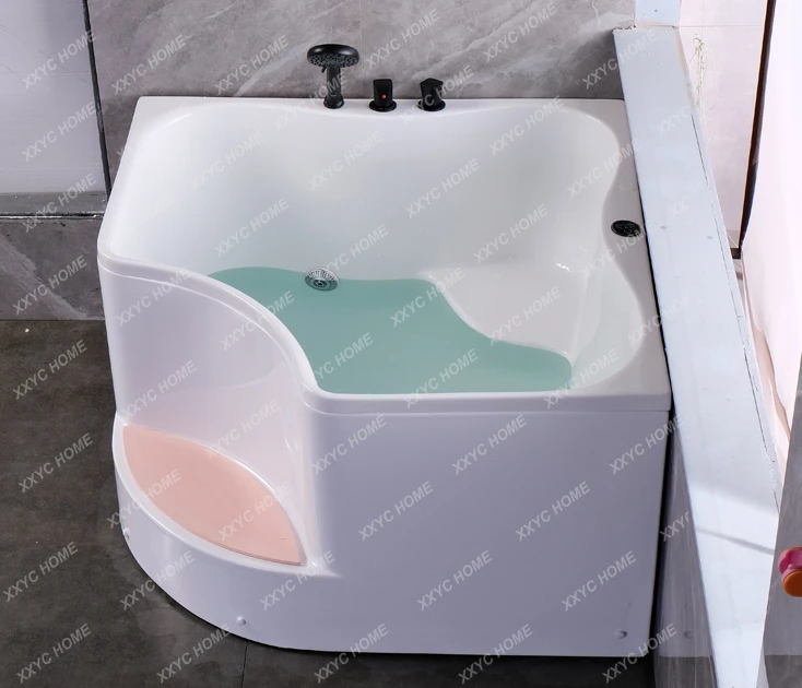 Acrylic Walk-in Small Bathtub Adult Full Body Adult Bathtub Mobile