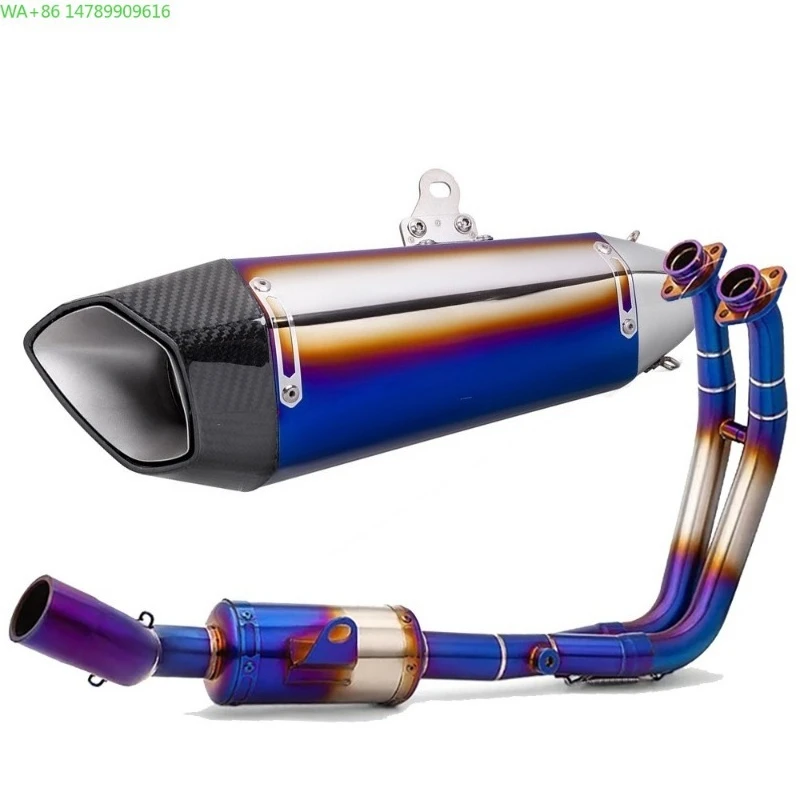 

Full-Size Custom Motorcycle ExhaustSuitable For GSX8S GSX-8R Motorcycle Modified Exhaust Pipe Front Section Tail Section Stainle