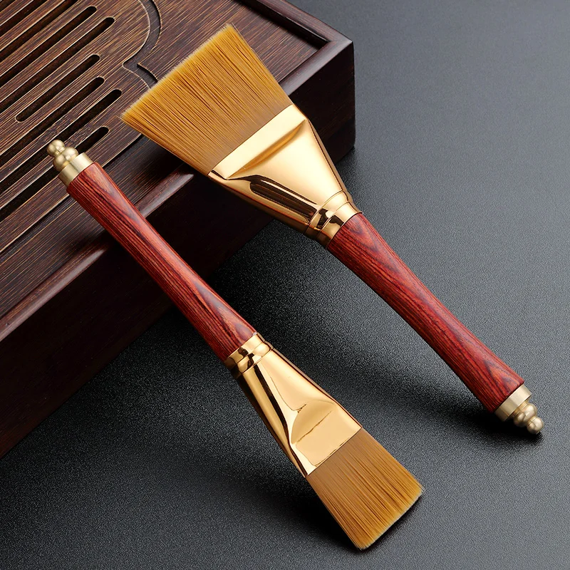 

Puer Tea Brush Does Not Lose Hair Kung Fu Teaware Cleaning Tools Handmade Chinese Wood Tea Pen Cleaning Tools Green Tea Ceremony