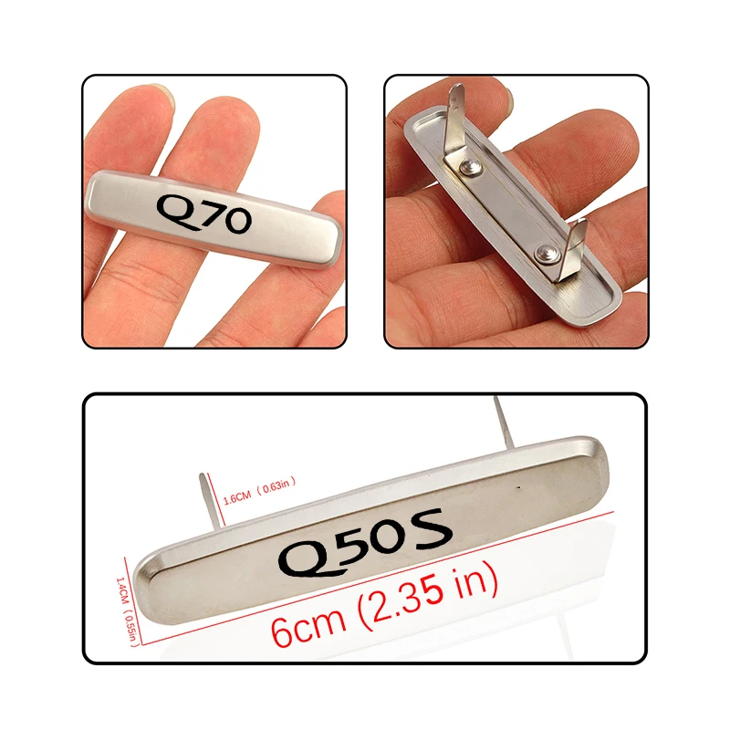 สติกเกอร์ติดเบาะรถยนต์ สติกเกอร์ติดพนักพิงศีรษะ สำหรับรถยนต์อินฟินิตี้ I35 Q60S Q45 Q50 Q50S Q60 Q70 Q70S QX50S QX50 QX55 QX56 QX60 QX70 QX80