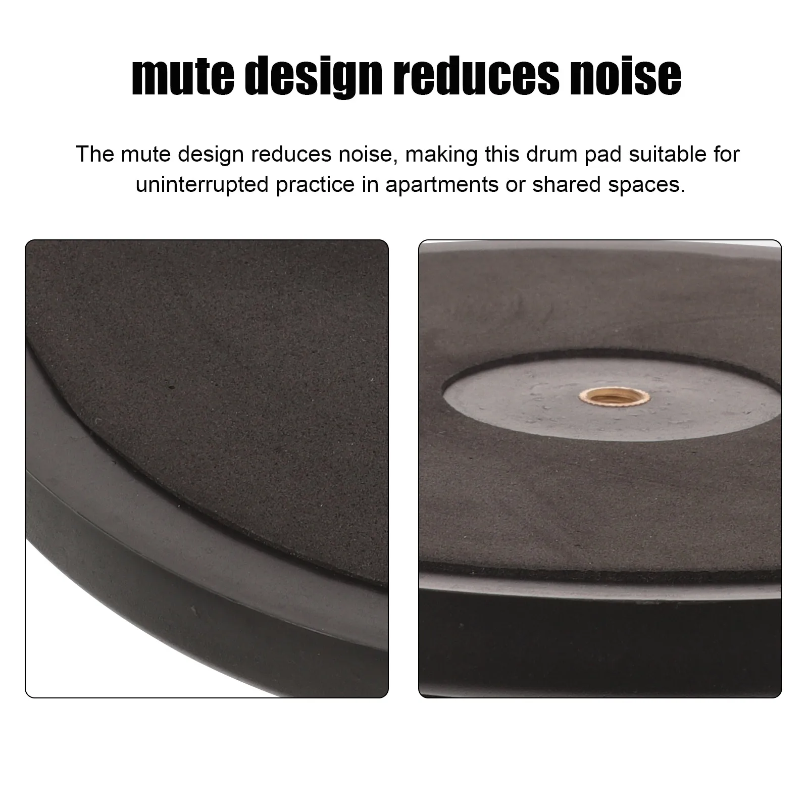 

Silent Drum Pad Mats Pads Suite Bass Mute Device Noise Reduction Rubber Practice