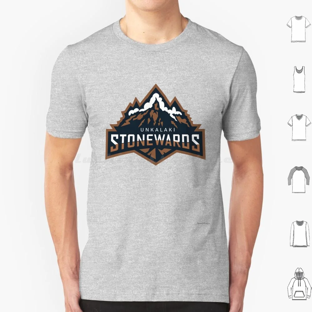 Brandon Sanderson , Stormlight Archive Sports Team Style , Unkalaki Stonewards T Shirt Big Size 100% Cotton Stormlight