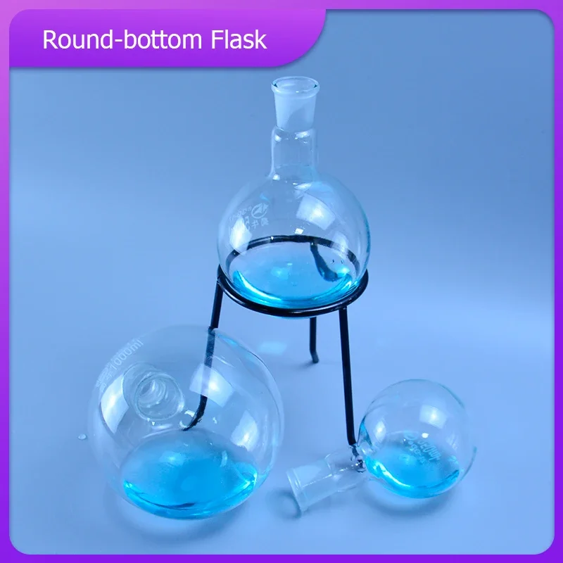 

High-quality Round Bottom Flask with Short Neck, Ground Mouth and Various Sizes