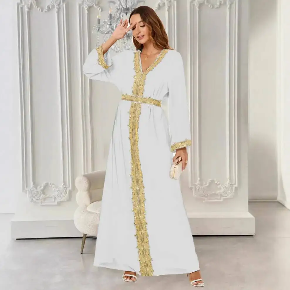 

Arab Women's Dress, Long Skirt, Elegant Abaya, Dubai Robe, Saudi Arabia Travel Outfit Abaya Ramadan Dubai Luxury Islam Elegant