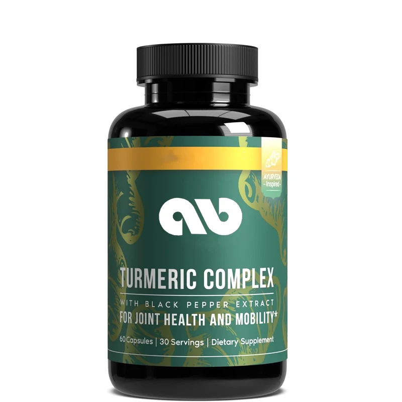 Original turmeric complex, containing black pepper extract, joint and activity support, 60 capsules