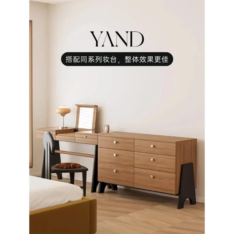 ستة أدراج عتيقة من الخشب الصلب لتخزين غرفة النوم وغرفة المعيشة #6