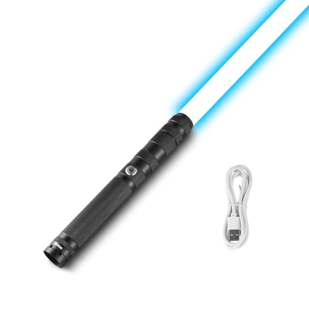 

Rechargeable 14 RGB Colors 6 Sounds duel mode lightsaber for Cosplay Adults Kids