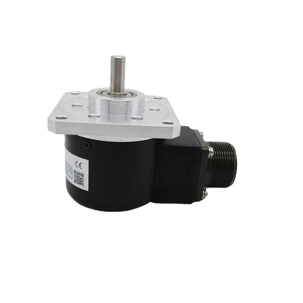 EL63 Series Square Flange Incremental Spindle Encoder HTL Output 5000 Ppr Rotary Encoder