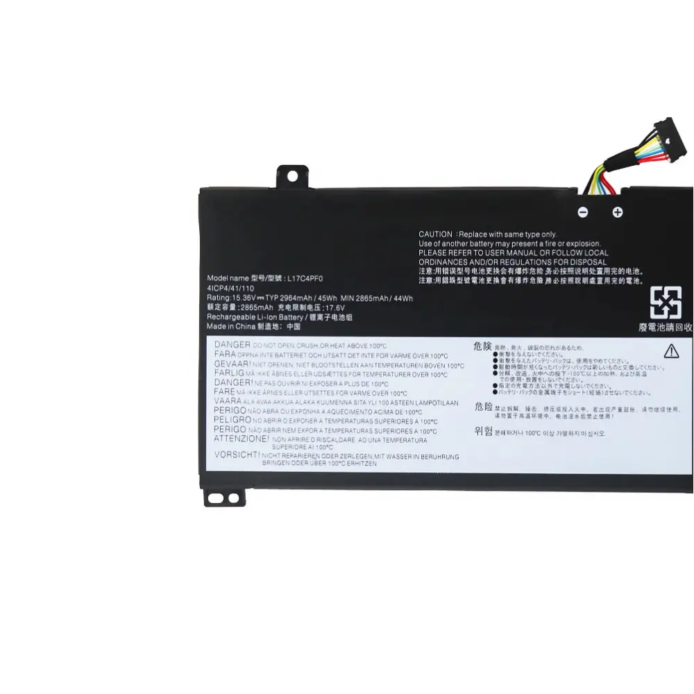 Imagem -02 - Bateria do Portátil para Lenovo Ideapad Xiaoxin Air Lenovo Ideapad S53013 Iml 13iwl 5b10r38649 5b10w67314 5b10r38650 L17m4pf0 L17c4pf0 Novo