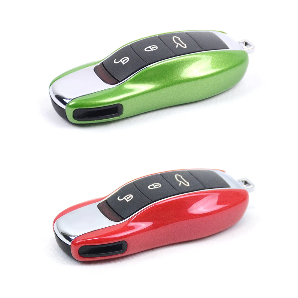 

Car Smart Remote Key Case Covers Fob Set Shell For Porsche Panamera Spyder Carrera Macan Boxster Cayman Cayenne 911 970 981 718