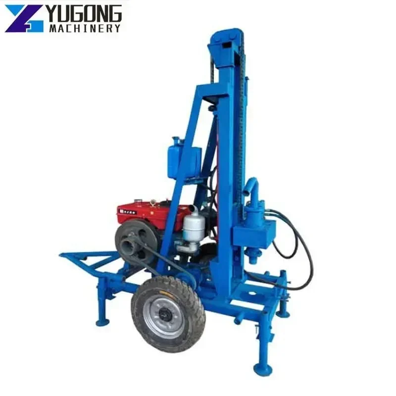 YG High-Performance 120m Wheels Water Well Drilling Rig Machine for Sale - Efficient and Affordable Water Drilling Solution