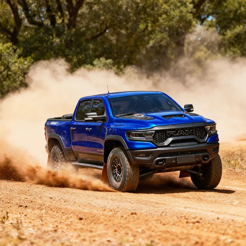 KM 썬더 닷지 티라노사우루스 RAM 1500 시뮬레이션 1/8 원격 제어 전기 4WD 등반 차량 픽업 오프로드 차량