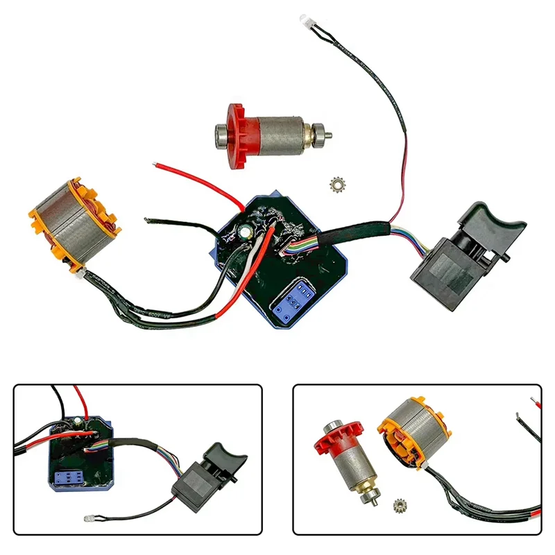 

Classy-Lithium Electric Dril Brushless Motor Assembly 21V 12Teeth Control Board Brushless Lithium Drill Motor Assembly