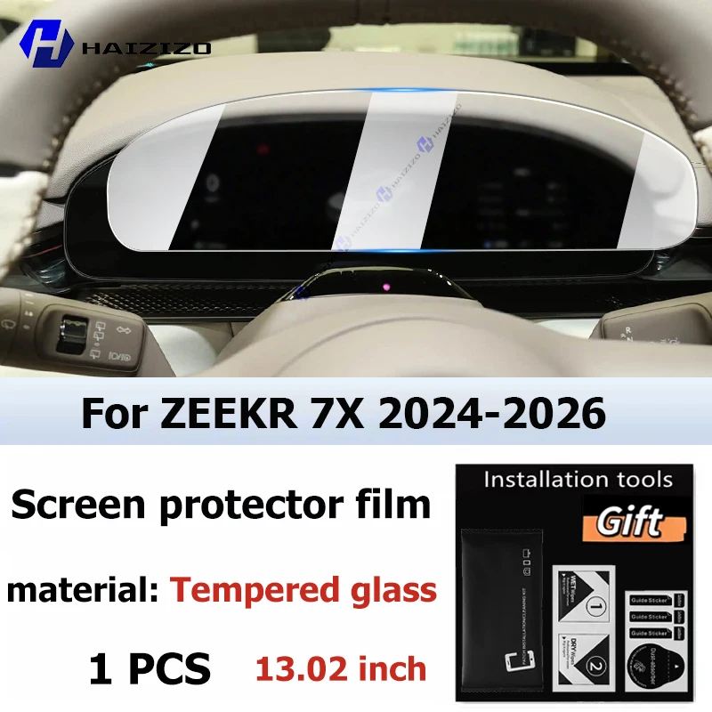 GPS-navigatie matte anti-reflectie beschermfolie LCD-scherm gehard glasfolie accessoires voor ZEEKR 7X 2024-2026 auto-interieur