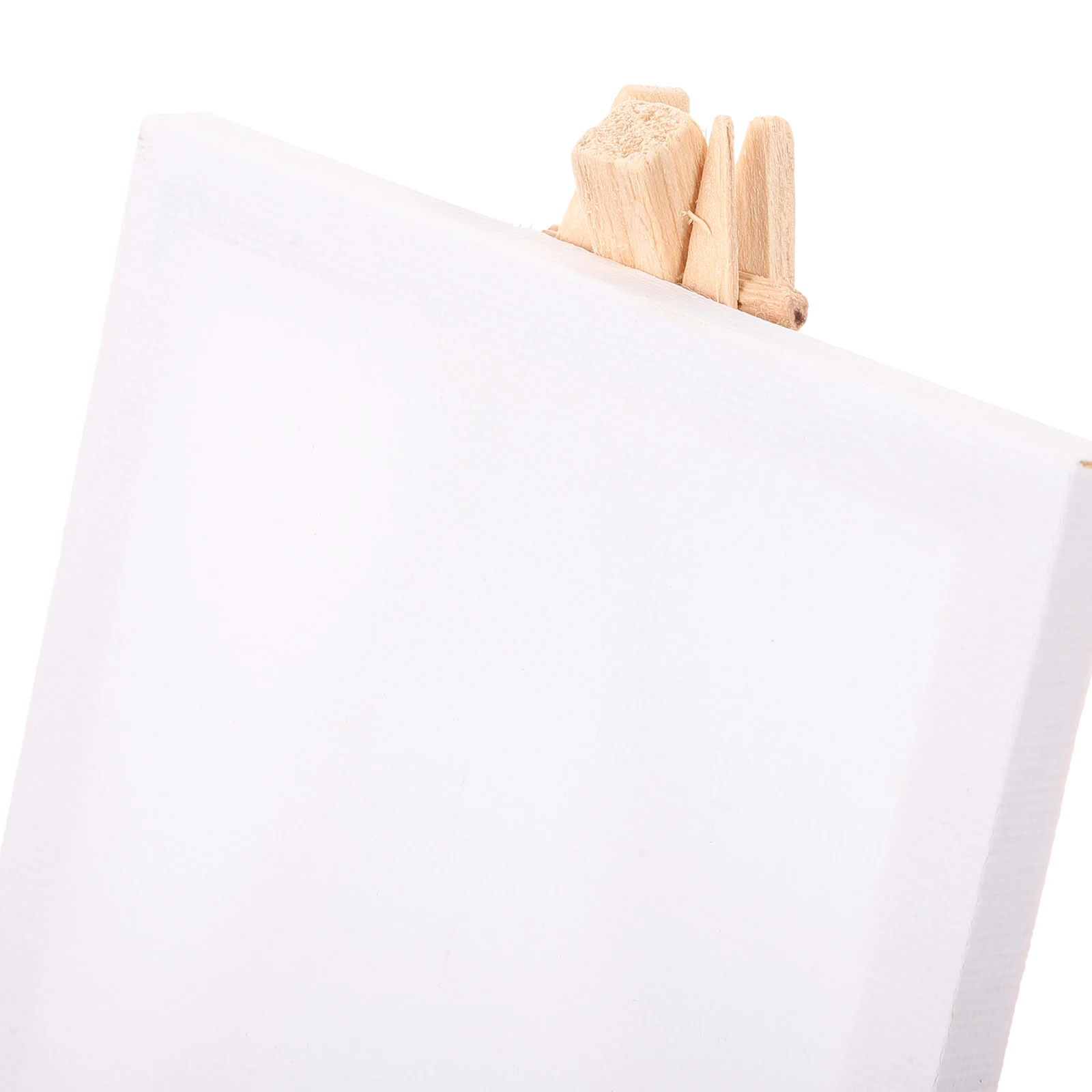 

1 set Mini Easel Set Stretched Panels Triangle Stand Small Wooden Frame Mini Canvases For Painting for Students Gifts