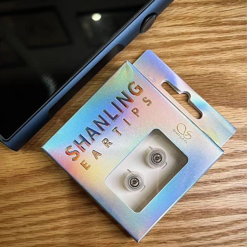 SHANLING SE100 Silicone Eartips Ear Tip Built-In Metal Divider Reducing Second Harmonics Reducing Distortion