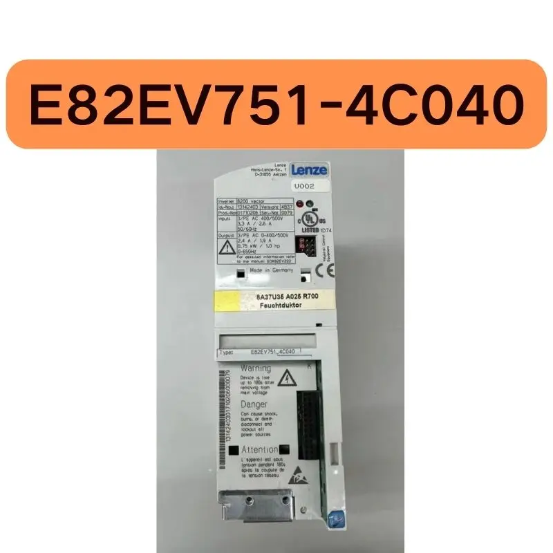 The second-hand E82EV751-4C040 inverter tested OK and its function is intact