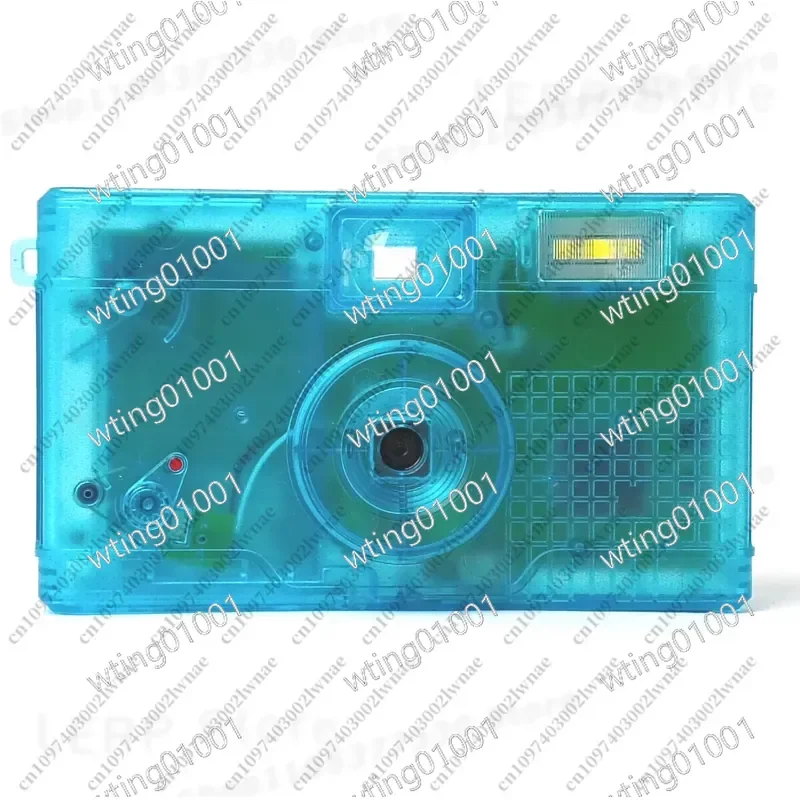 for Transparent Case 8MP Mini Digital Camera Portable Screenless Design with LED Fill Light Lightweight Compact Body for Vlog