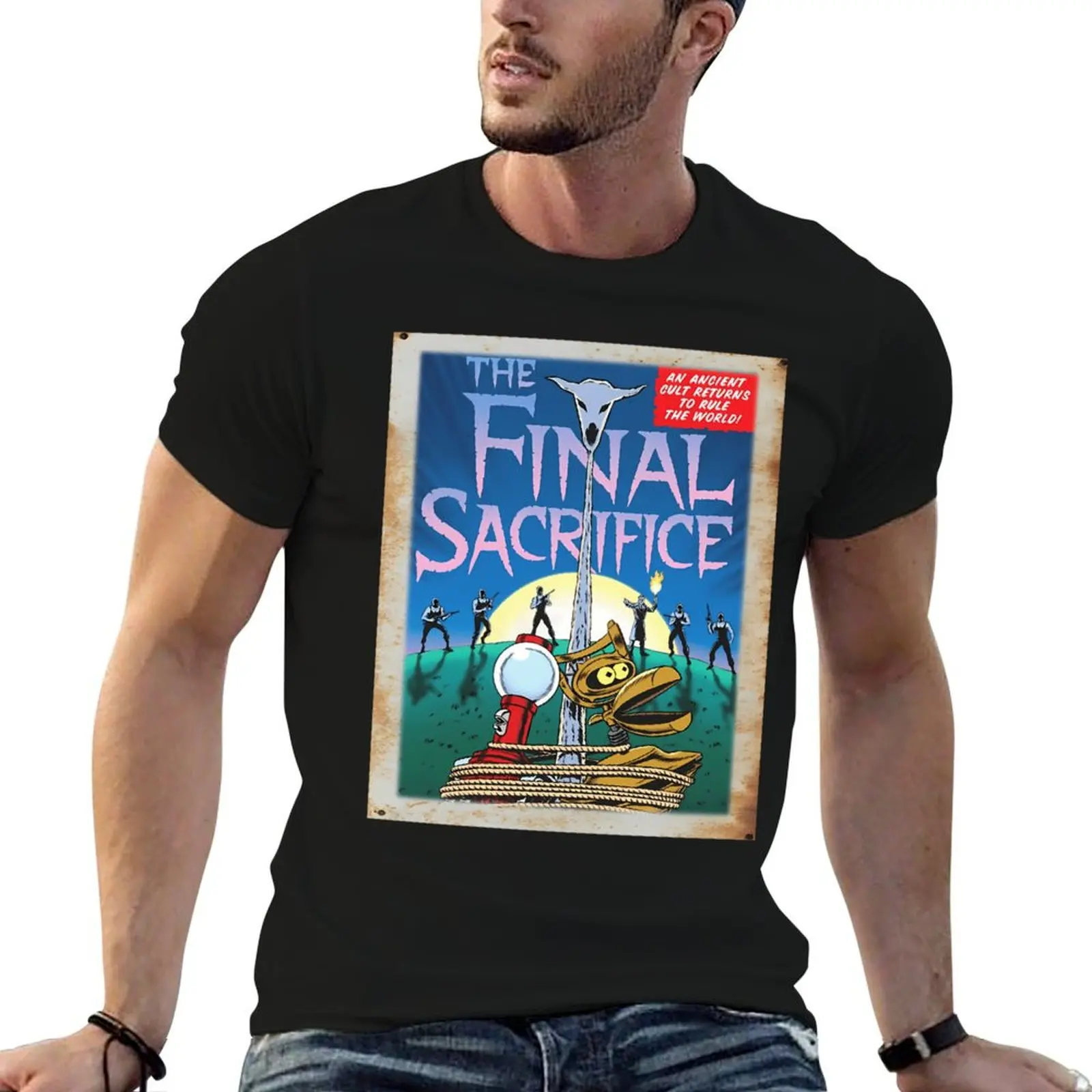 Mystery Science Rusty Barn Sign 3000 - Final Sacrifice T-Shirt Anti-Wrinkle Short Sleeve T-Shirt