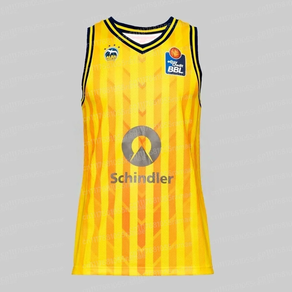 ALBA BERLIN Erstes BCL-Heim-Basketballtrikot, schnelltrocknendes Sport-T-Shirt für Herren, Kleidung, T-Shirt, Y2k, Damen, passend für die ganze Familie. – Detail 6