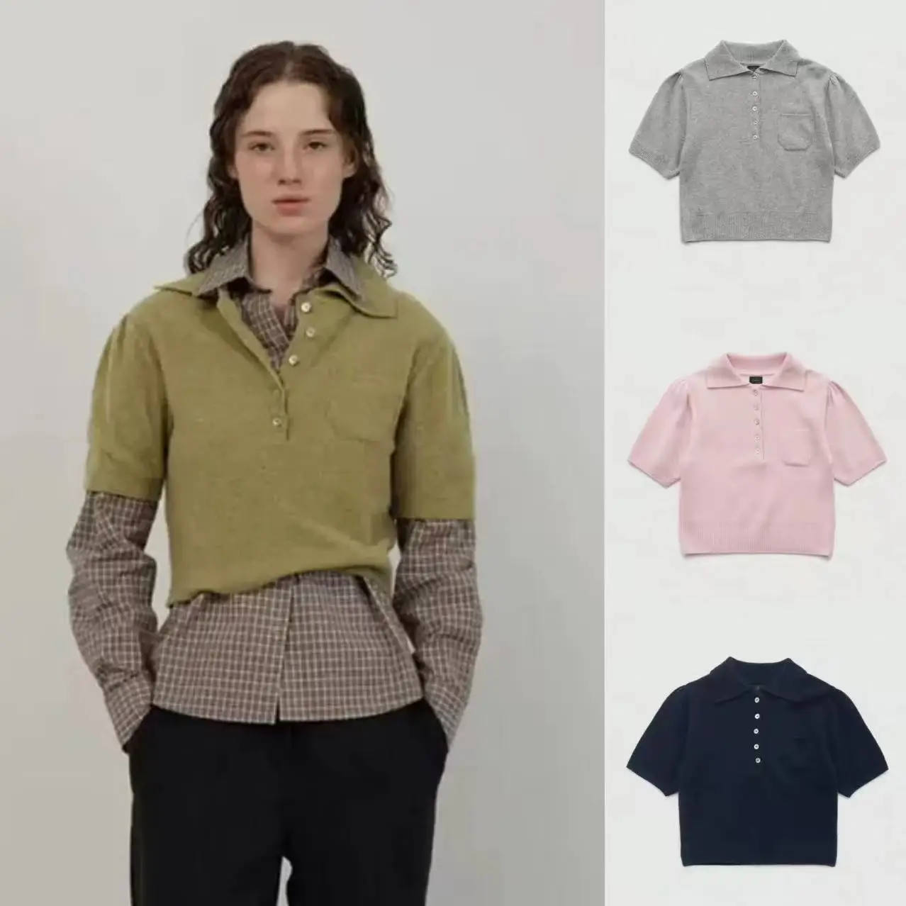 

TheBarnet ort Sve Ne Трикотаж Повседневный свободный крой Цвет Faionable против старения для молодых женщин и девочек