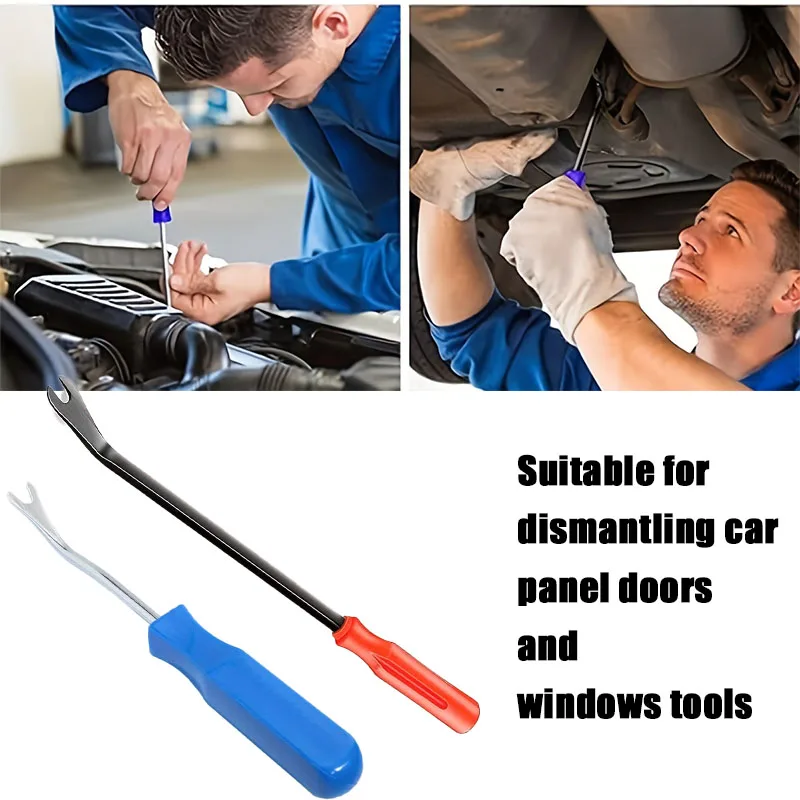 4-Inch 8-Inch Disassembly Tool, Car Panel Door and window Clip Rivet Disassembly Tool Plastic and Metal Clip Disassembly Tool