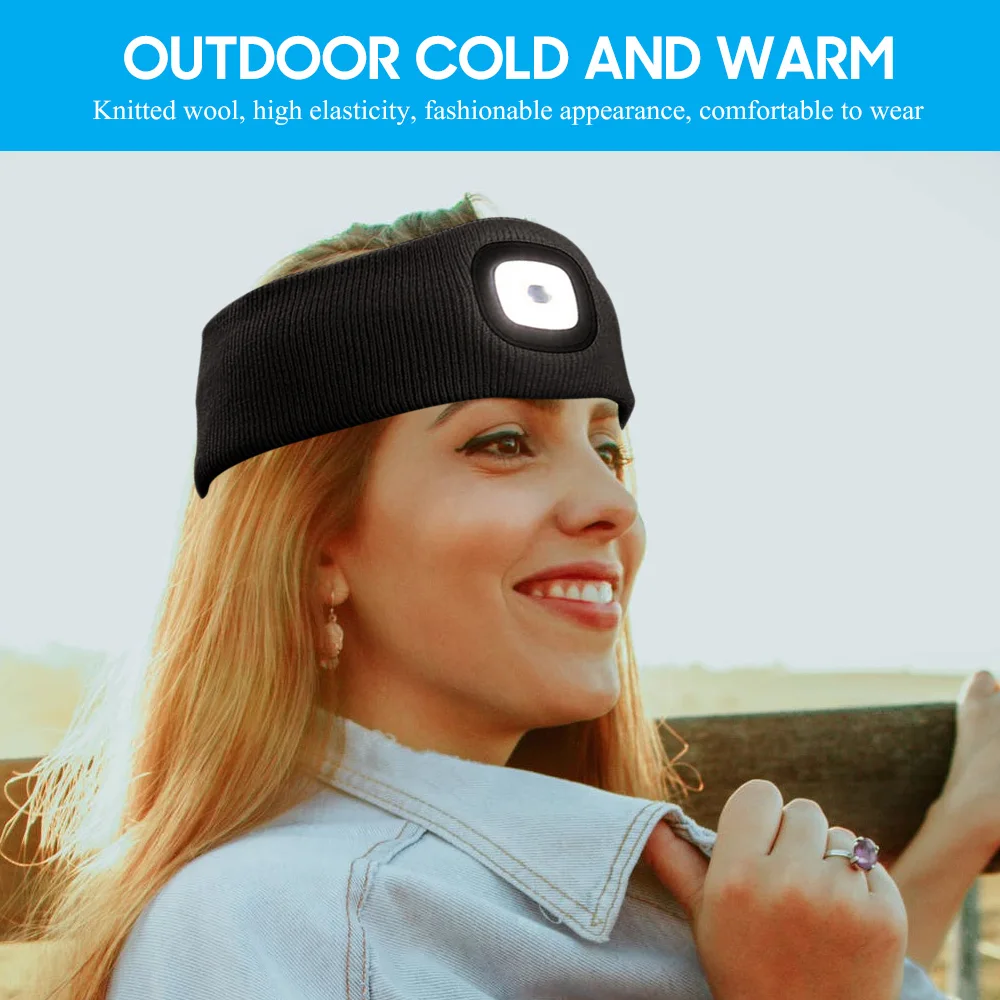 Boruit ไฟหน้า LED สำหรับกีฬากลางแจ้งเดินป่าตั้งแคมป์วิ่งปีนเขาไฟคาดศีรษะส่องสว่างสำหรับตั้งแคมป์ตกปลา