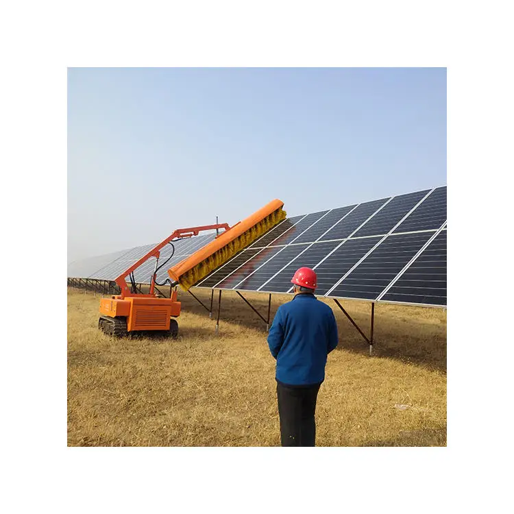 High Efficiency Automatic Solar Panel Cleaning Machine Dry Cleaning Equipment for Solar Panels