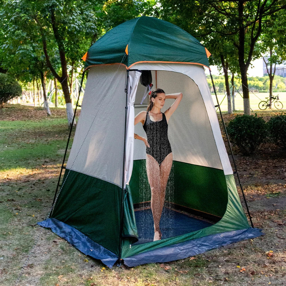 

Portable Shower Tent for Outdoor Bathing Camping Toilet Pop-Up Privacy Shelter Beach Dressing Room Waterproof Lightweight WC