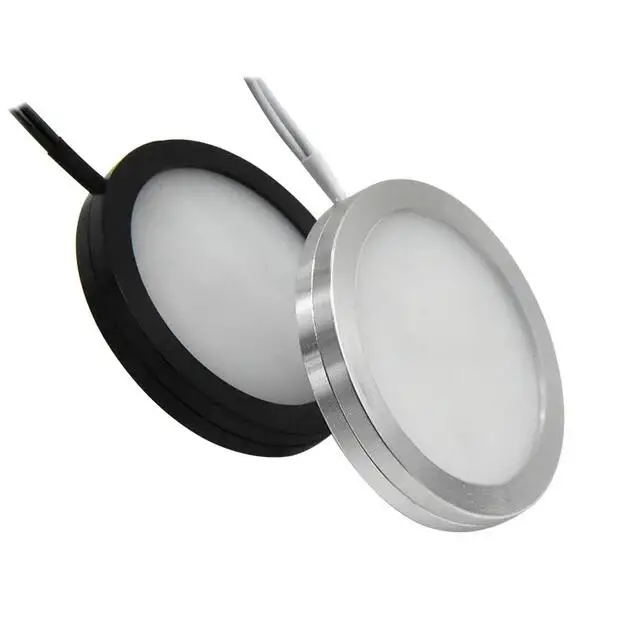 Ceiling Light Indoor LED Lighting 12V Slim 8mm Surface Mounted Panel Lamp 3W Display Downlight Cabinet Camping Spotlight