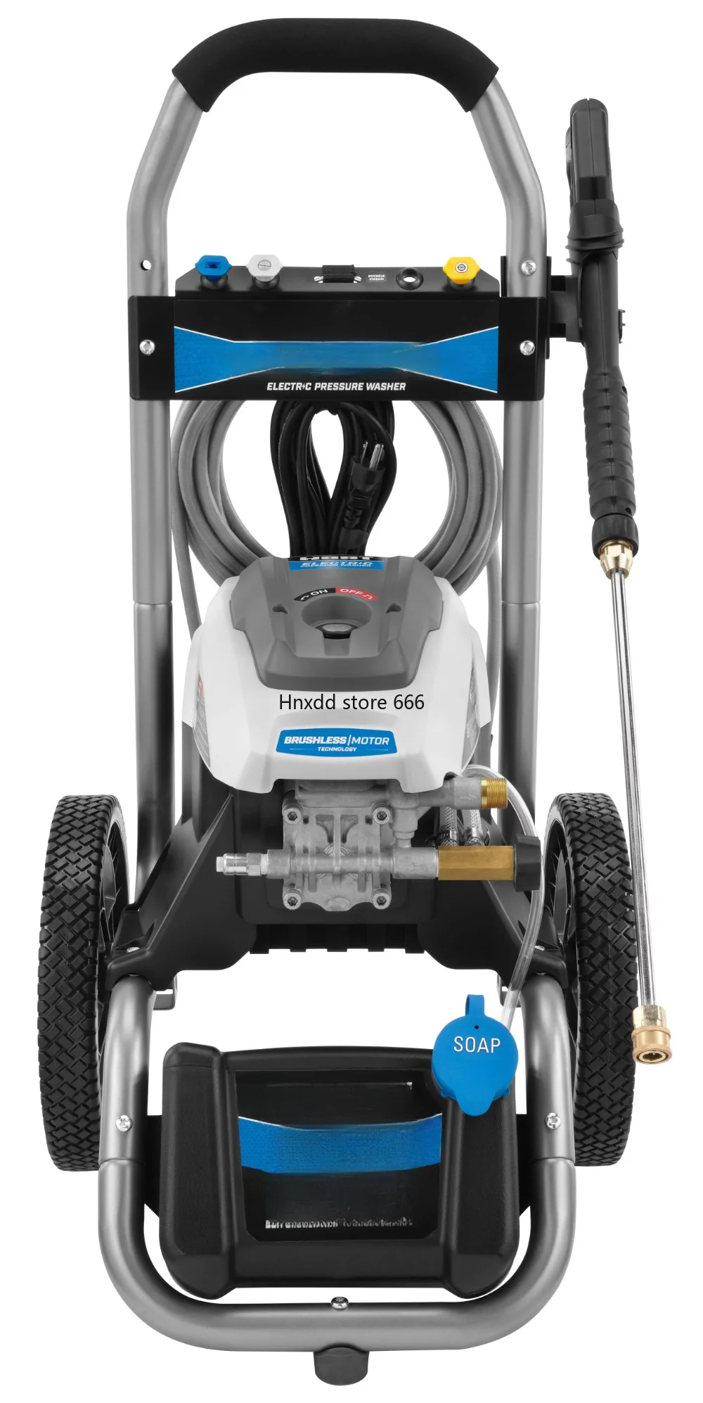 Cold Water Electric Pressure Washer,3000PSI 1.1 GPM  High performance brushless motor Ideal for heavy duty cleaning