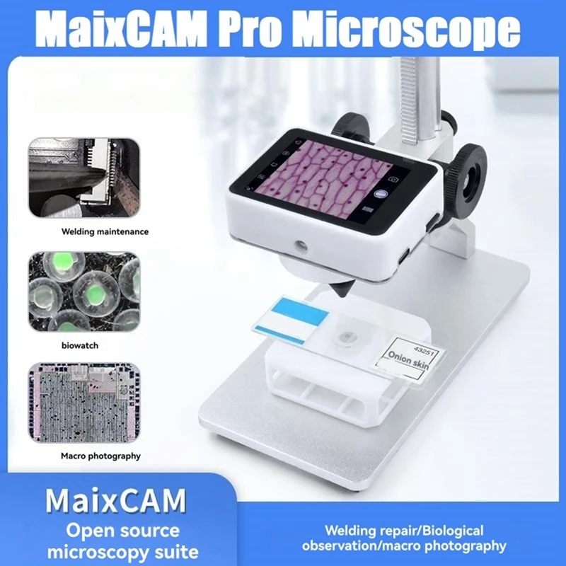 Maixcam pro kit de microscópio para sipeed maixcam placa de desenvolvimento ai de código aberto portátil diy microscópio digital