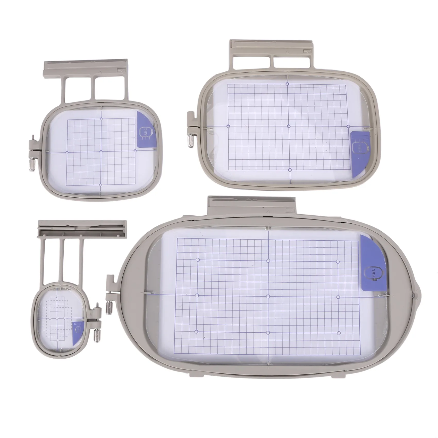A36T-4Pcs Sewing Machine Embroidery Hoop For Brother Innovis 1500 1500D 2500D 4000D 6000D(SA437,SA438,SA439,SA441)
