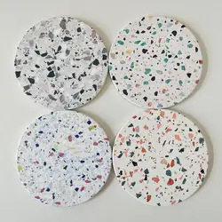 Tea Coaster Durable Table Coffee Smooth Cup Pad Diatomaceous Earth Cup Mat