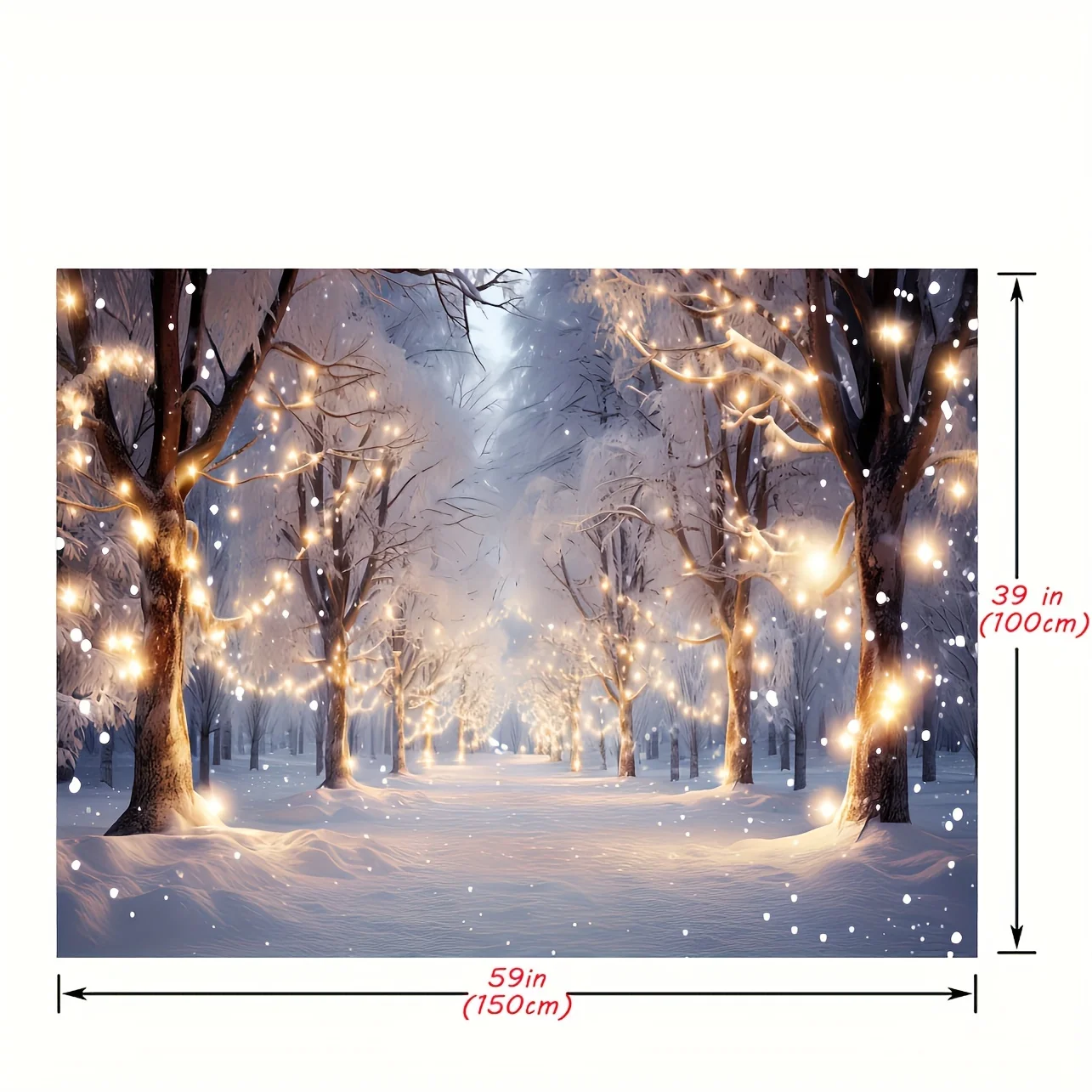 Winter scene Background Wonderland Snow Photography Snow Forest Christmas party decorated tree landscape, portrait